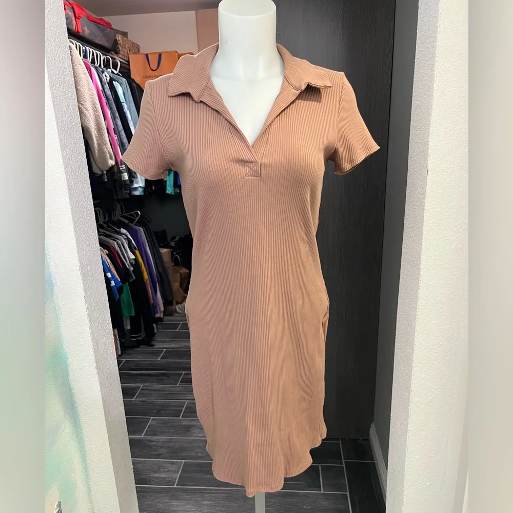 Full Tilt Collared Mini Dress - Picture 1 of 6